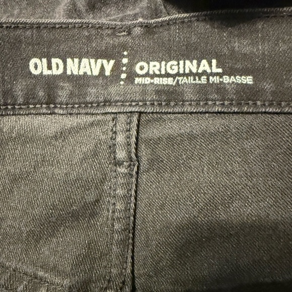 Old Navy original mid rise stretchy black jeans Women’s size 20 regular - Picture 6 of 8